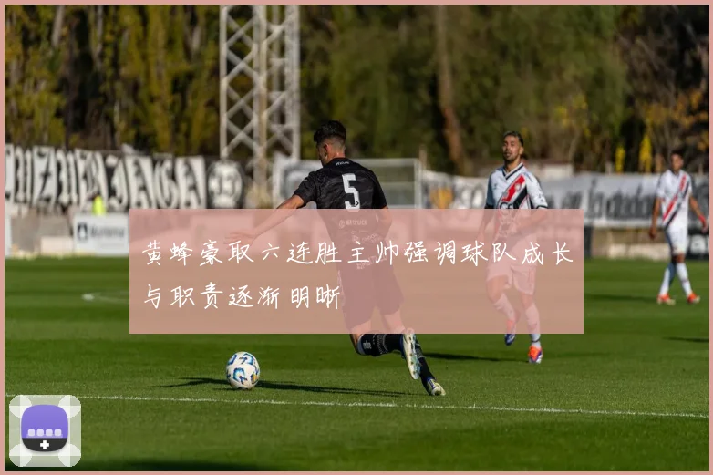 黄蜂豪取六连胜主帅强调球队成长与职责逐渐明晰